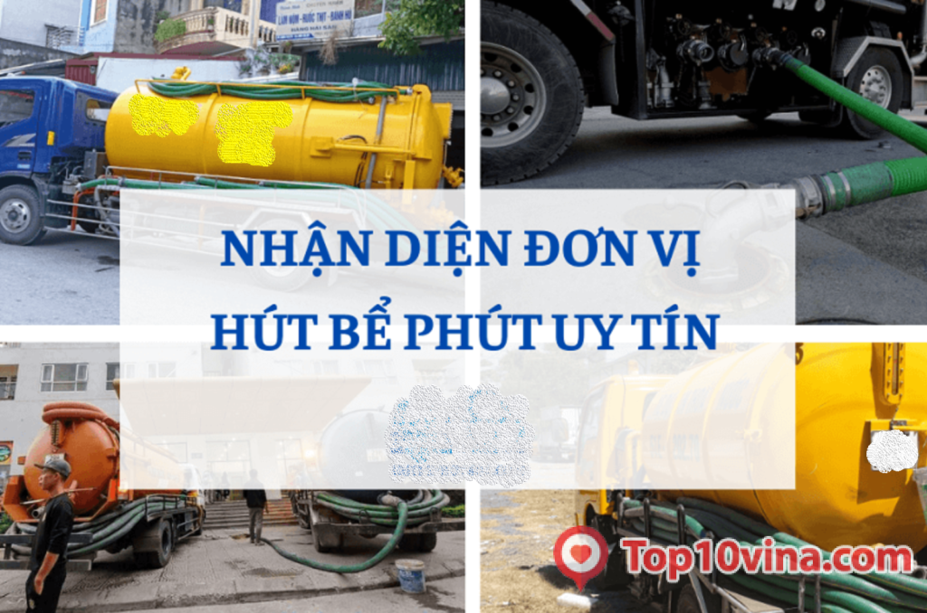 5 tiêu chí lựa chọn đơn vị hút bể phốt uy tín
